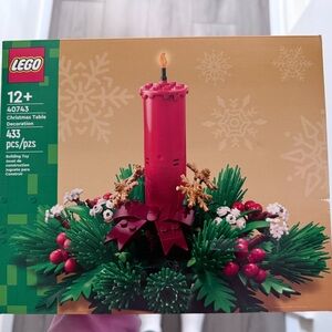 LEGO 40743 Christmas Table Decoration Candle Set NEW Sealed 433 pcs